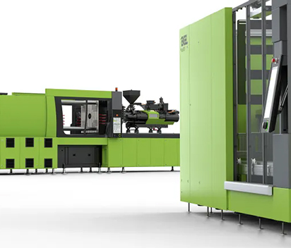 Low pressure vertical injection molding machine